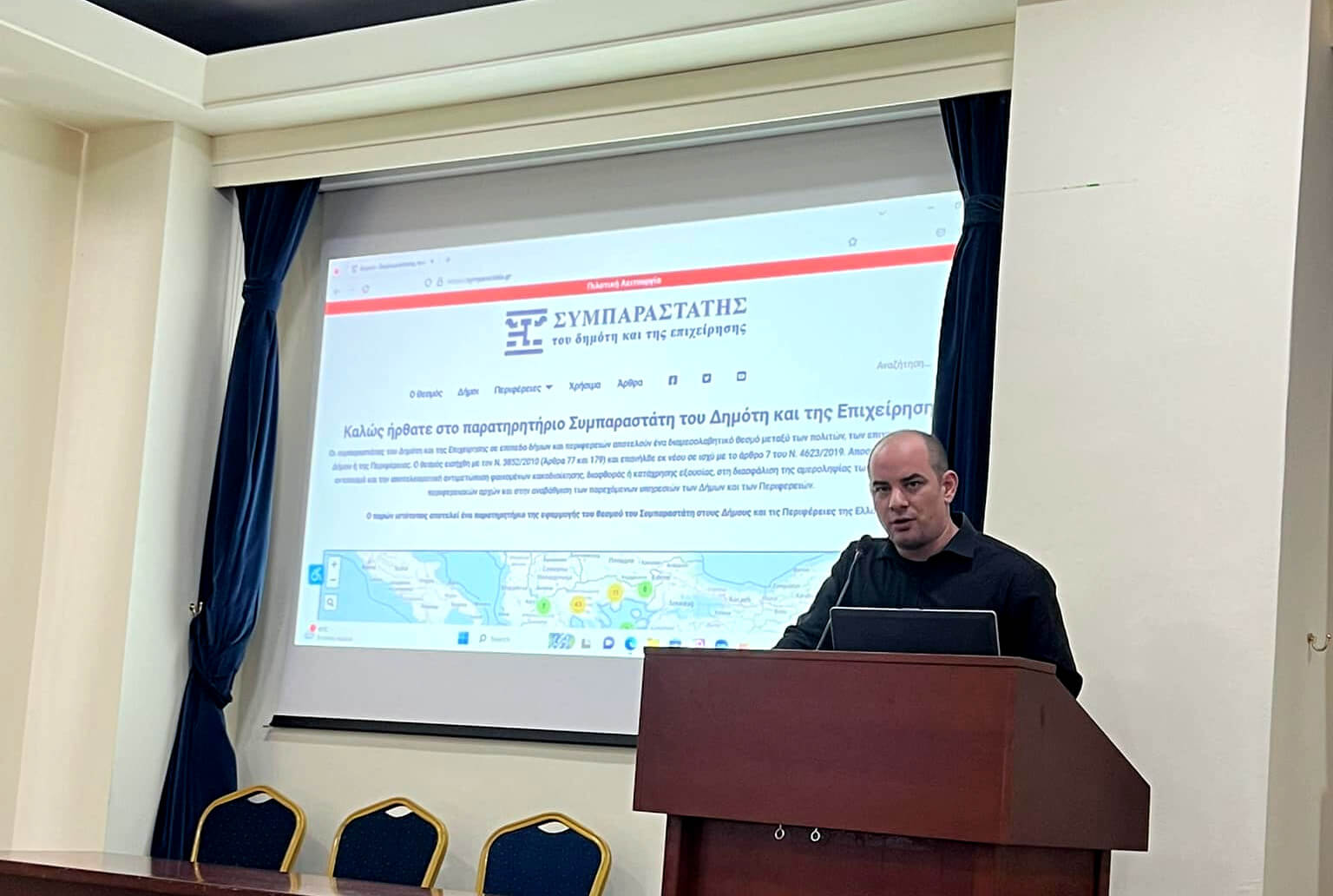 Ο Ιωάννης Φύτρος παρουσιάζει το symparastatis.gr